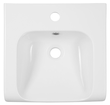 INKA umywalka ceramiczna 40x40cm, biała