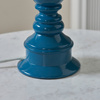 Myrtle Table Lamp Base Marlin Blue