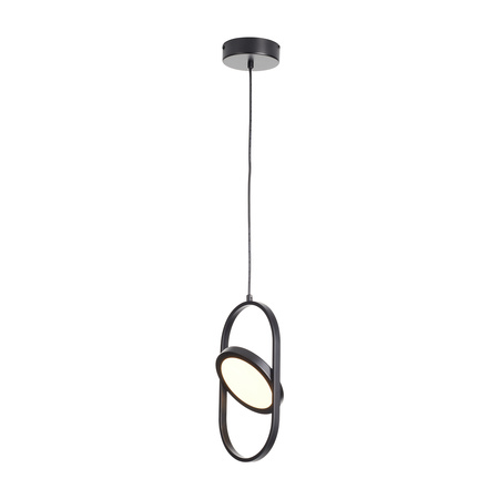 Lampa wisząca ELIPSE MINI, 32 cm - LED, czarna nowoczesna