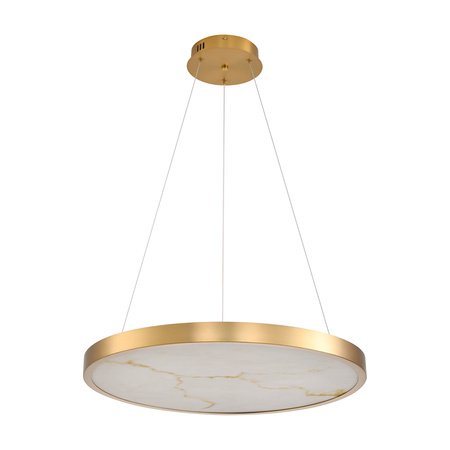 Lampa wisząca ALCHEMY 60 cm - LED, złoty alabaster