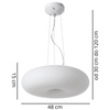 NOWOCZESNA LAMPA WISZĄCA BIANTE D48
