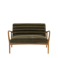 Datsun 2 Seater Green Boucle 1180x760x800mm