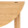 Craft Folding Dining Table Natural 1000x1000x750mm