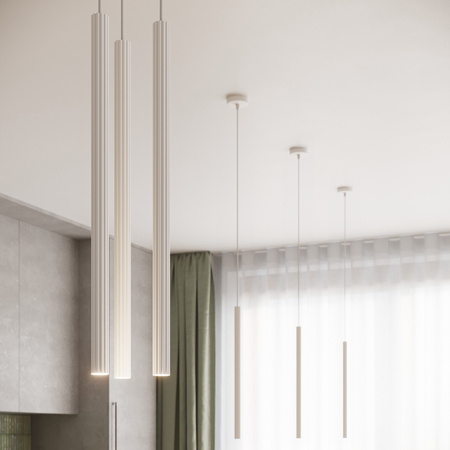 Lampa wisząca ARCHE 2P biała