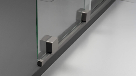 Ścianka prysznicowa walk-in 140 cm - przesuwna