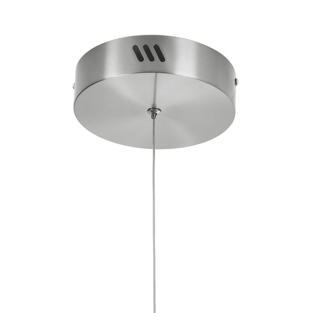 Lampa wisząca CIRCLE 80 cm - LED, ring nikiel szczotkowany