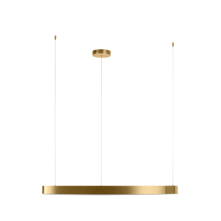 Lampa wisząca CIRCLE 100 cm - LED, ring mosiądz szczotkowany