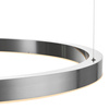 Lampa wisząca CIRCLE 100 cm - LED, ring nikiel szczotkowany