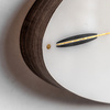 Greenwich Ellipse Wall Clock Snow White 80cm