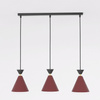 KLEVER 3 BURGUNDY BLACK