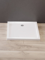 Brodzik prysznicowy CANTARE kwadratowy 80x80x6 gł. 3,5cm - 90 (obudowa zintegrowana, podstawa posadzka)