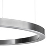 Lampa wisząca CIRCLE 120 cm - LED, ring tytan szczotkowany