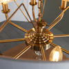 Highclere 8 Pendant Light Antique Brass 550-1730mm