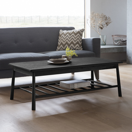 Stolik kawowy Wycombe Rect, czarny, 1200 x 650 x 425 mm