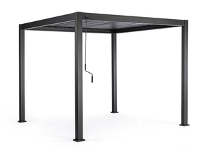 Pergola ogrodowa BIZZOTTO OCEAN 3X3 – antracytowy