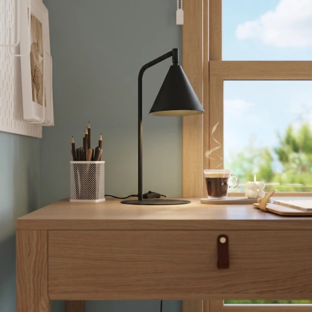 Lampa biurkowa NOX czarna