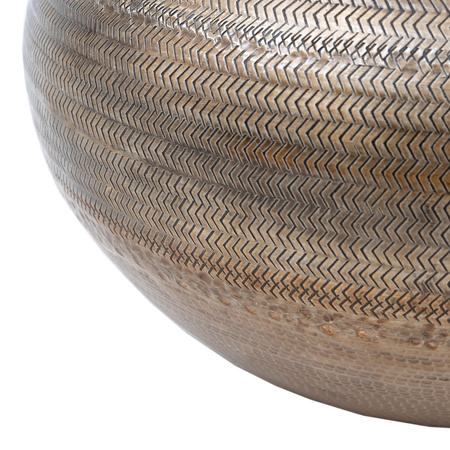 Artistic Aluminium Wide Vase Arrow Antique Brass