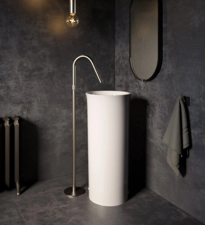 THE NEW YORKER umywalka ceramiczna wolnostojąca 40x89x40cm, biały