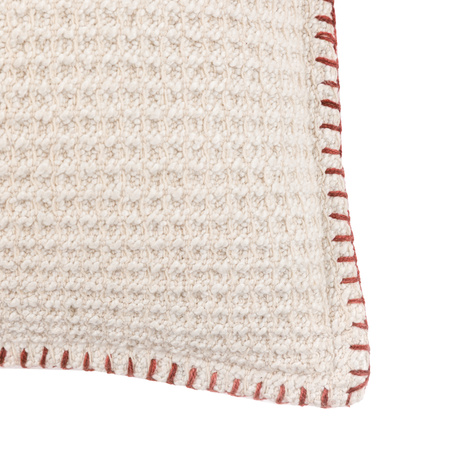 Alder Textured Cushion Cream 450x450mm