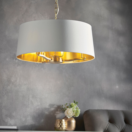 Harvey 1 Pendant Light Brushed Gold