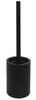 X-ROUND BLACK szczotka WC stojąca, czarny mat
