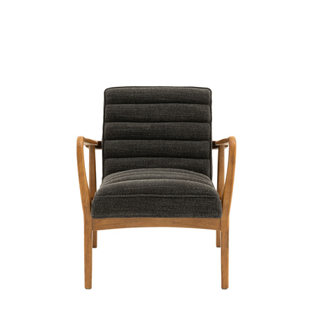 Datsun Armchair Charcoal Boucle 690x760x800mm