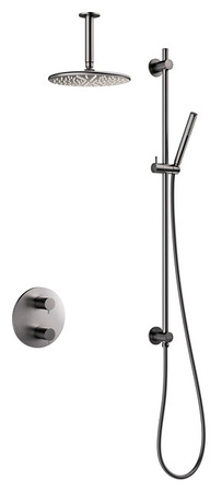 Osier SR 2 - Complete concealed shower system szczotkowany grafit pvd