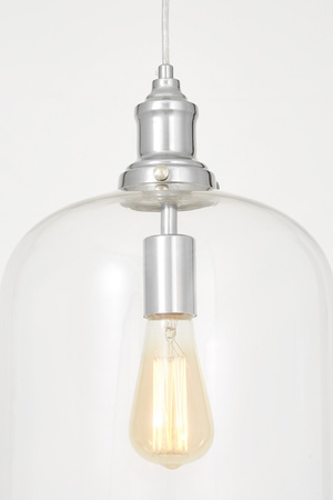 LAMPA WISZĄCA CHROMOWANA NOWOCZESNA SARINI