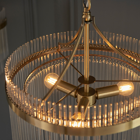 Marietta 3 Pendant Light Antique Brass