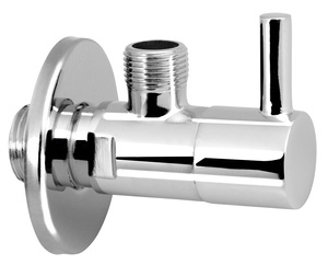 Zawór narożny 1/2"x3/8", okrągły, chrom