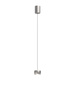 6039-103 QUIBERON Lampa pojedyncza nikiel szampański