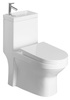 HYGIE kompakt WC z umywalką , odpływ poziomy/pionowy, biały
