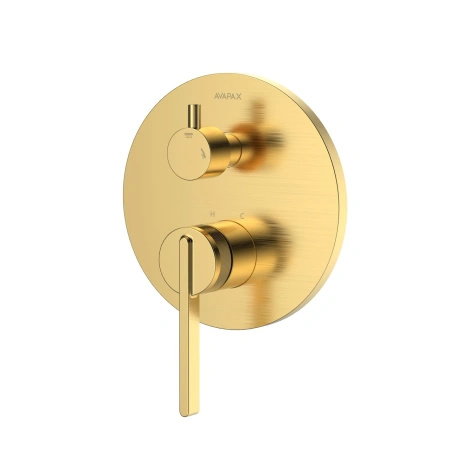 Bateria prysznicowo wannowa podtynkowa dwufunkcyjna