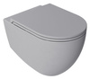 INFINITY Deska WC SLIM, Soft Close, Easy Take, stone grey