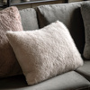 Maple Faux Fur Cushion Oatmeal 400x600mm