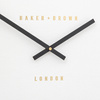 Whitby Wall Clock Black 50cm