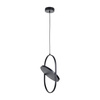 Lampa wisząca ELIPSE M, 45 cm - LED, czarna nowoczesna
