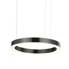 Lampa wisząca CIRCLE 2 60+80 cm - LED, ringi tytan szczotkowany na 1 podsufitce