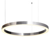 Lampa wisząca CIRCLE 100 cm - LED, ring nikiel szczotkowany