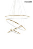 MOOSEE lampa wisząca RING SLIM M złota