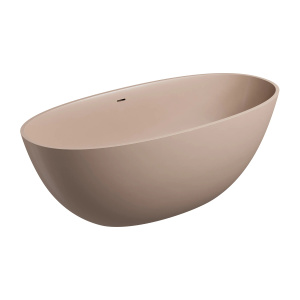 SHELL M+ wanna wolnostojąca z przelewem, 160 x 75 cm, dune beige mat