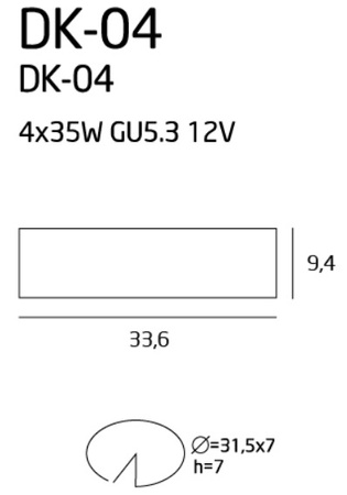 Maxlight DK 04 Oprawa Podtynkowa