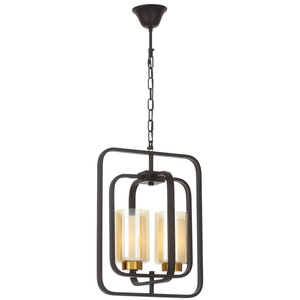 LAMPA WISZĄCA LOFT CZARNO-MOSIĘŻNA CHICAGO W2