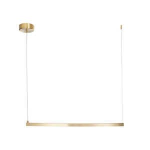 Lampa wisząca BEAM-120 LED - złota oprawa liniowa