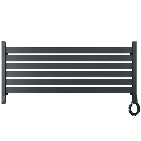 Elektryczny grzejnik łazienkowy Navin Largo 1100x500 Sensor prawy, czarna mora, WiFi