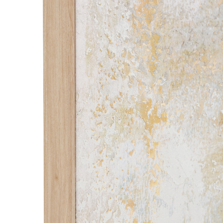 Obraz w ramie „White Noise” – biały, 89,5 × 3,5 × 89,5 cm