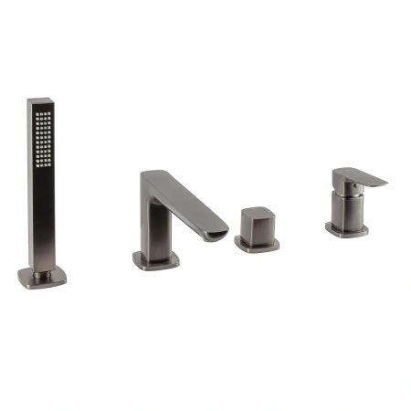 Bateria wannowa 4-otworowa, gun metal