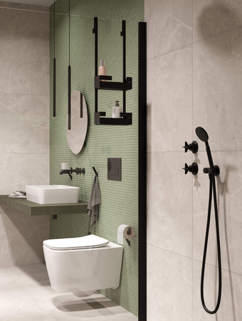 Miska WC z deską bezkołnierzowa