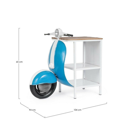 BIZZOTTO barek VESPA niebieski