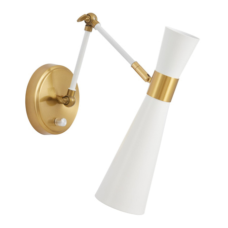 LAMPA ŚCIENNA KINKIET NOWOCZESNY BIAŁY SENA W2